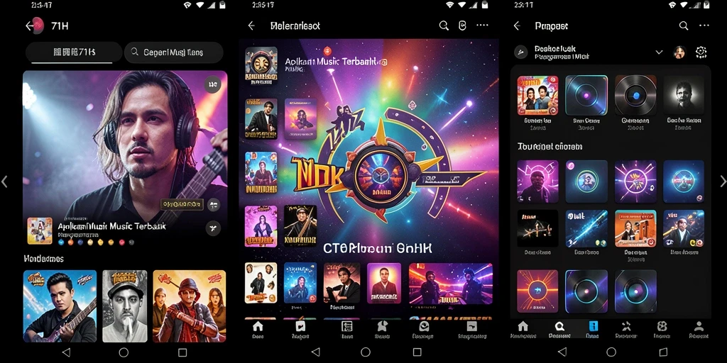 Tampilan gameplay interaktif 71H untuk pengalaman musik yang menyenangkan.