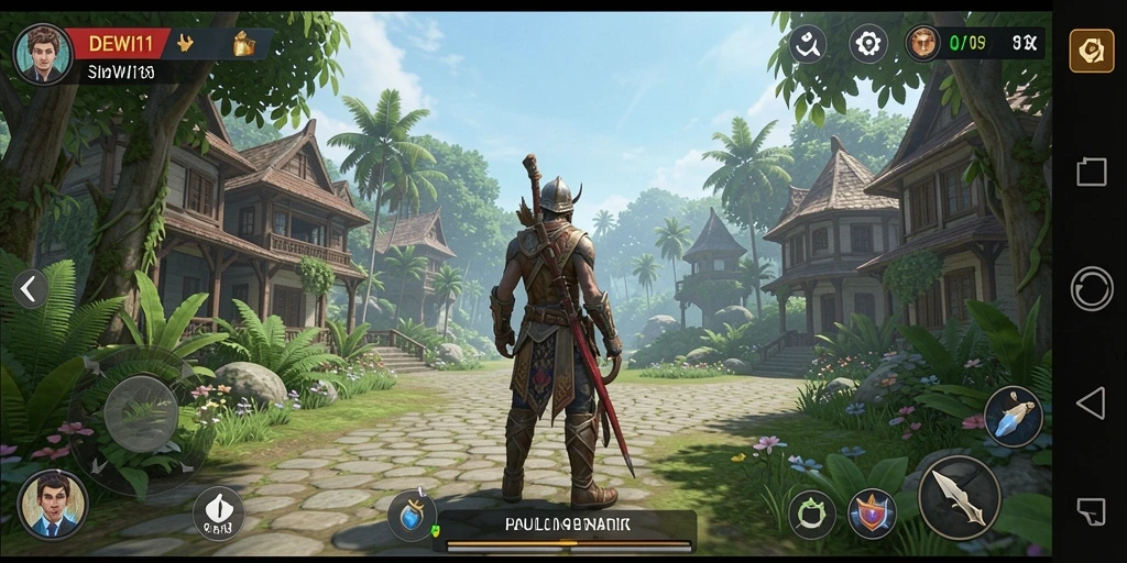 Screenshot DEWI11 menampilkan gameplay simulasi yang menarik.