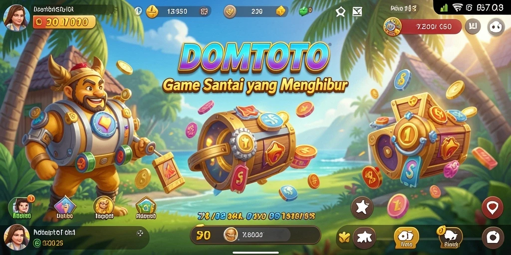 Tampilan menarik game DOMTOTO dengan gameplay Casual yang seru.