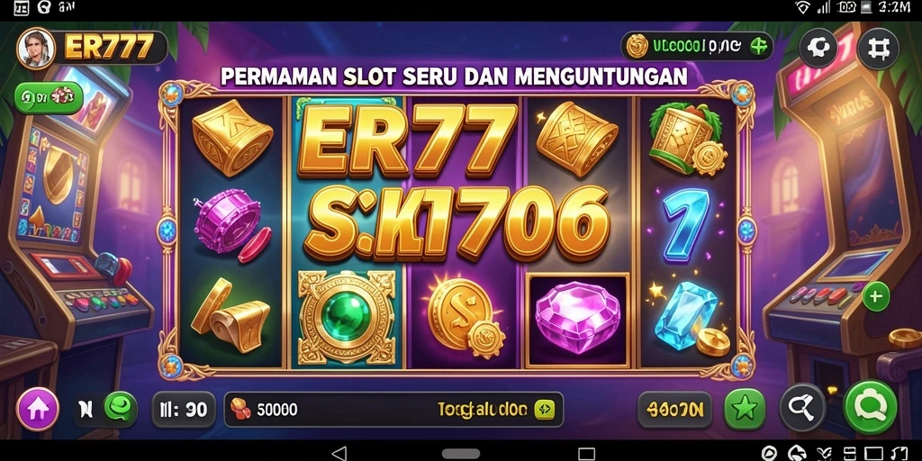 Screenshot gameplay ER777 yang menampilkan putaran slot yang mengasyikkan.