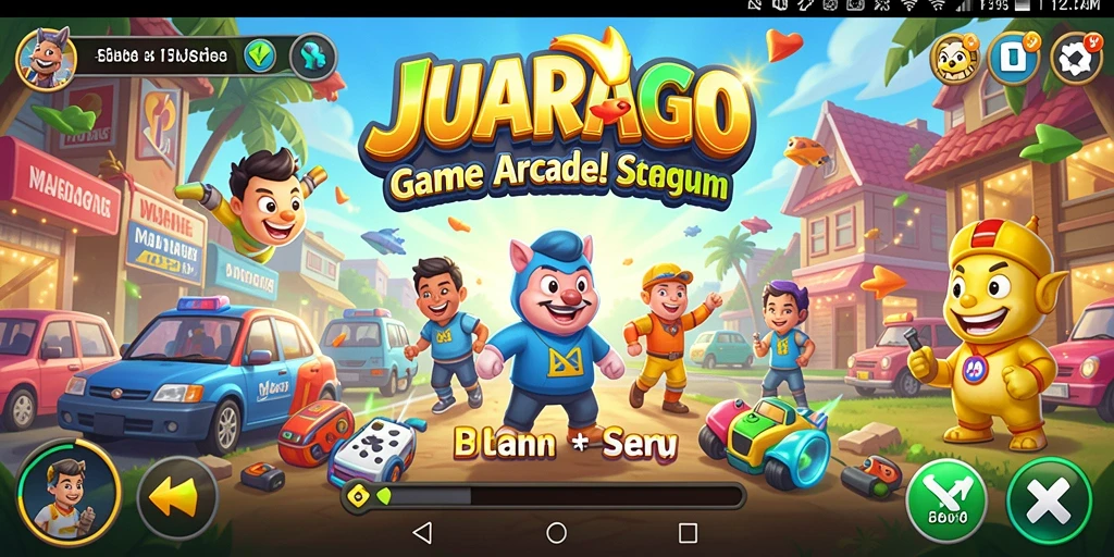 Tampilan gameplay JUARAGO yang menarik dan seru.