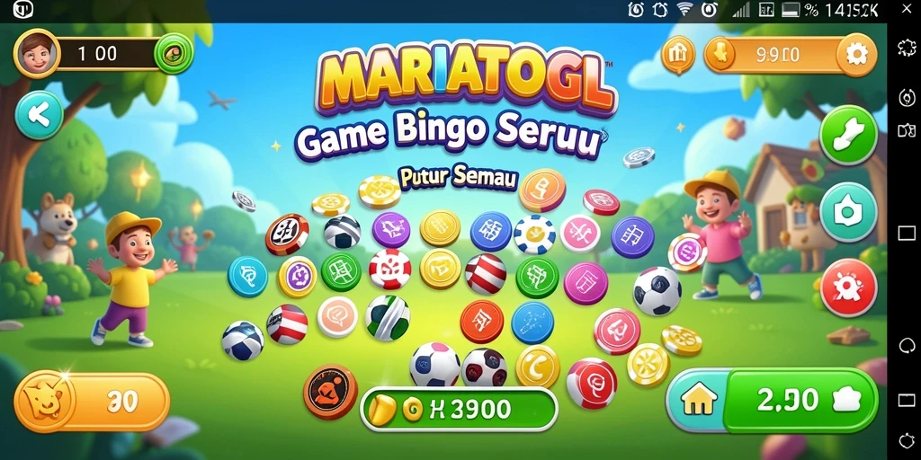 Screenshot gameplay MARIATOGL yang menampilkan keseruan Bingo.