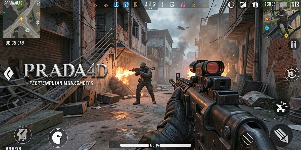 Tangkapan layar gameplay <strong>PRADA4D</strong> yang intens dan seru.