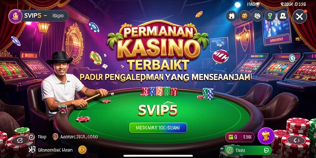 Tampilan menarik dari gameplay SVIP5 yang menggugah selera Kasino.