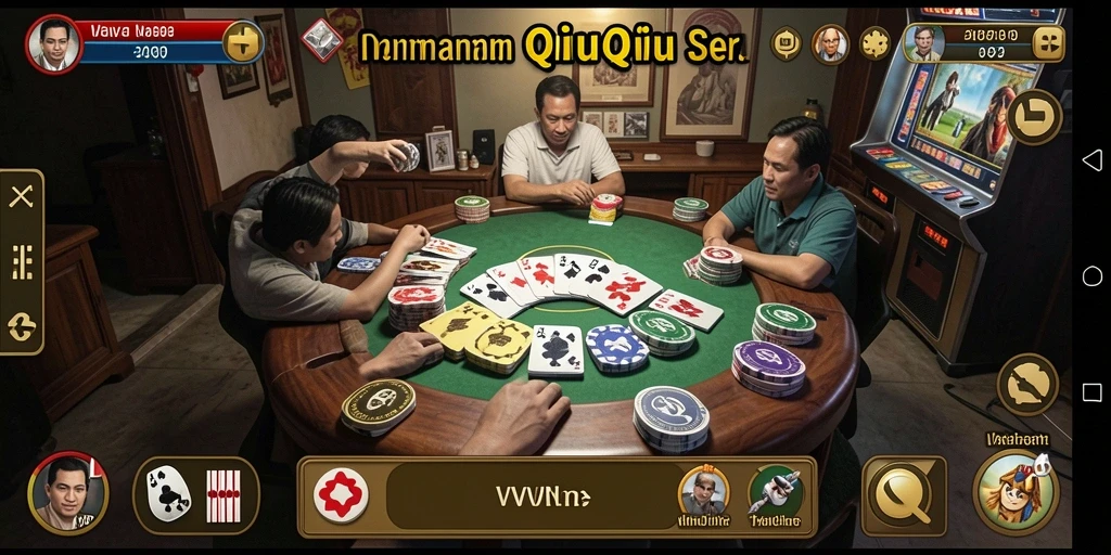 Screenshot gameplay QiuQiu yang mengasyikkan di VV62.